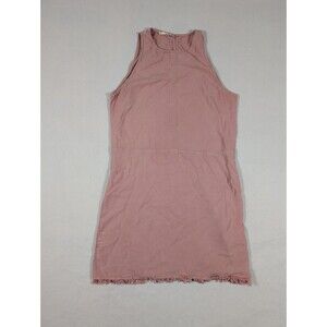 Altar'd State Womens Sleeveless Fringe Hem A-Line Dress Size M Muave Purple Pink